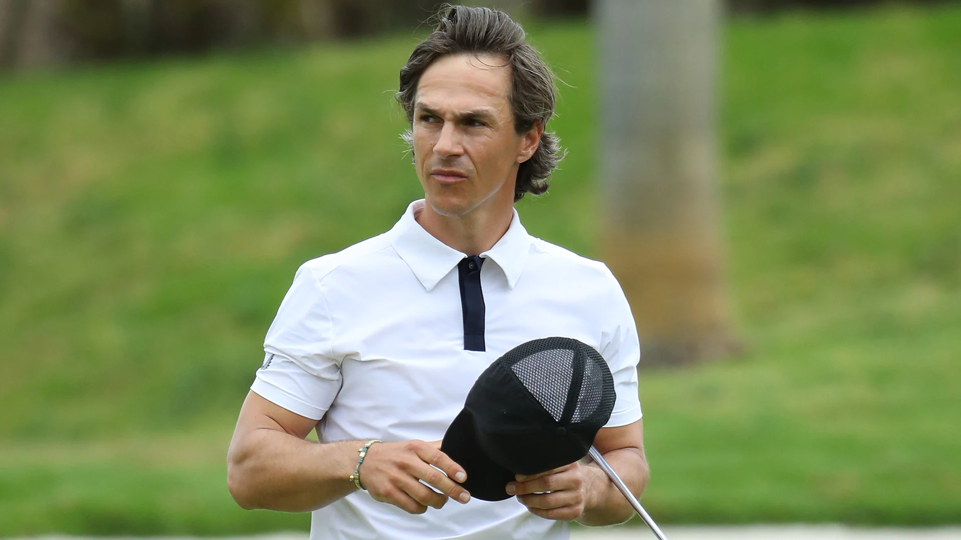 Awaiting trial, Thorbjorn Olesen leads European Tour event after course record