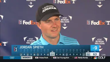 Spieth says he 'felt nervous' on first tee