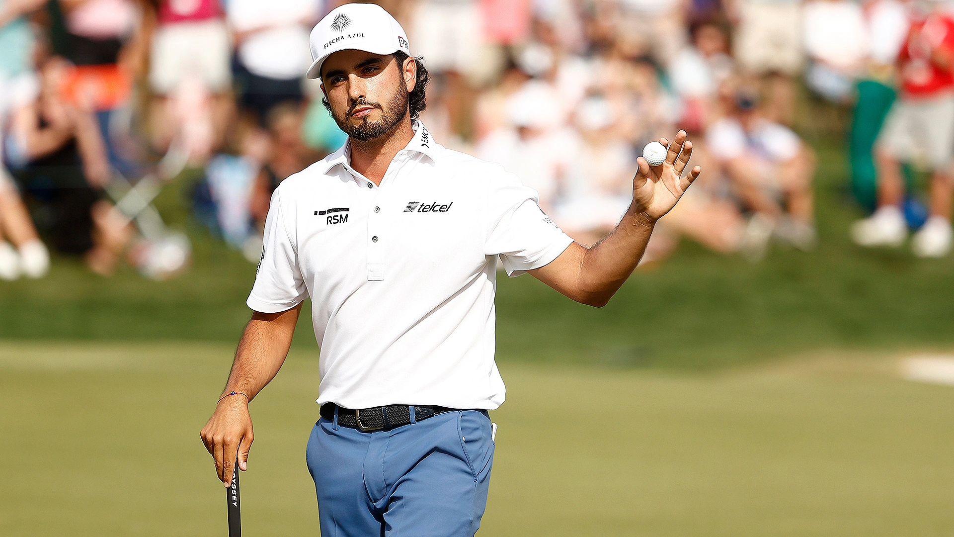 Abe Ancer nearly birdies the Green Mile in runner-up showing at Quail Hollow