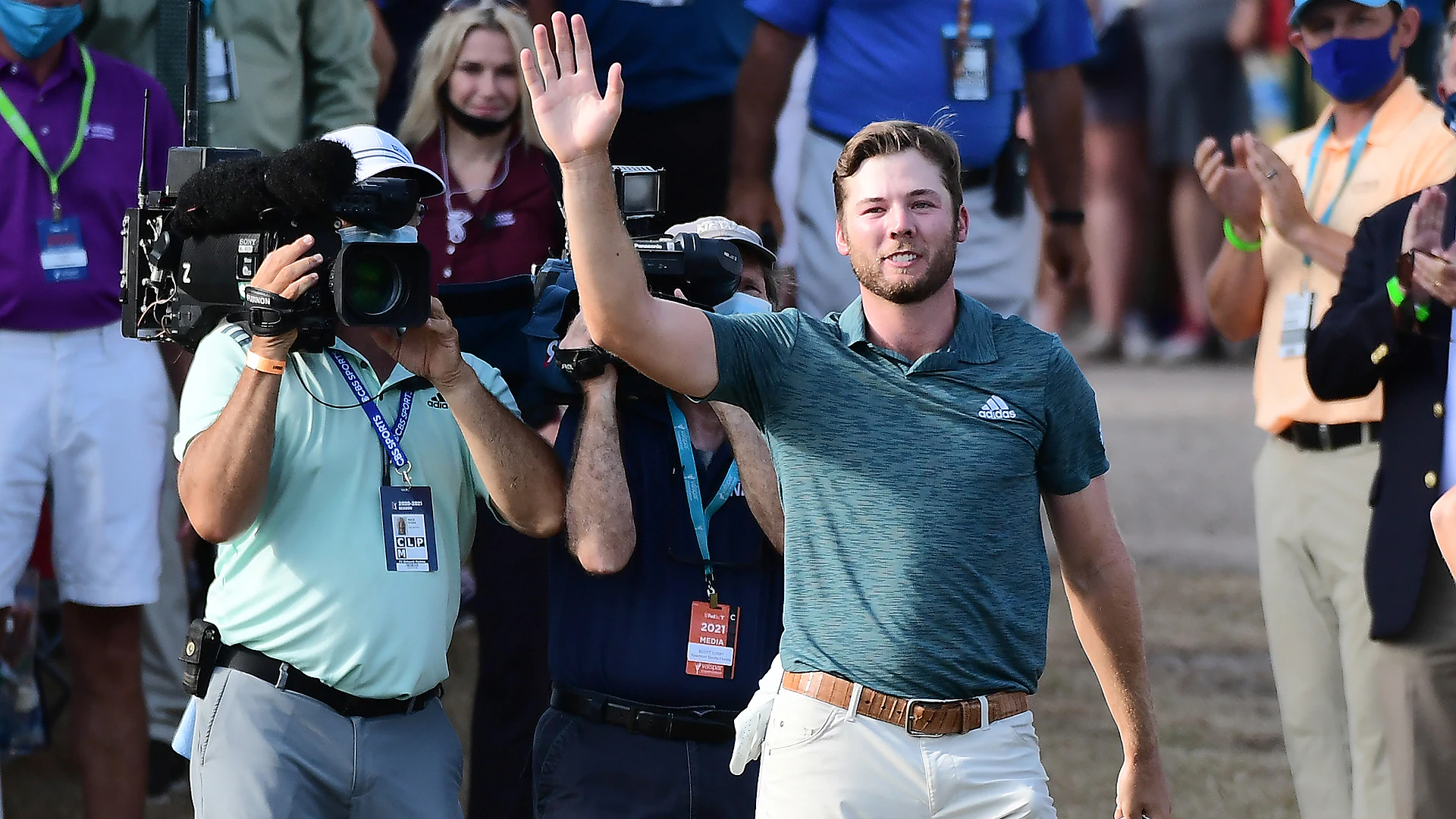 Sam Burns earns first PGA Tour win in impressive fashion at Valspar Championship