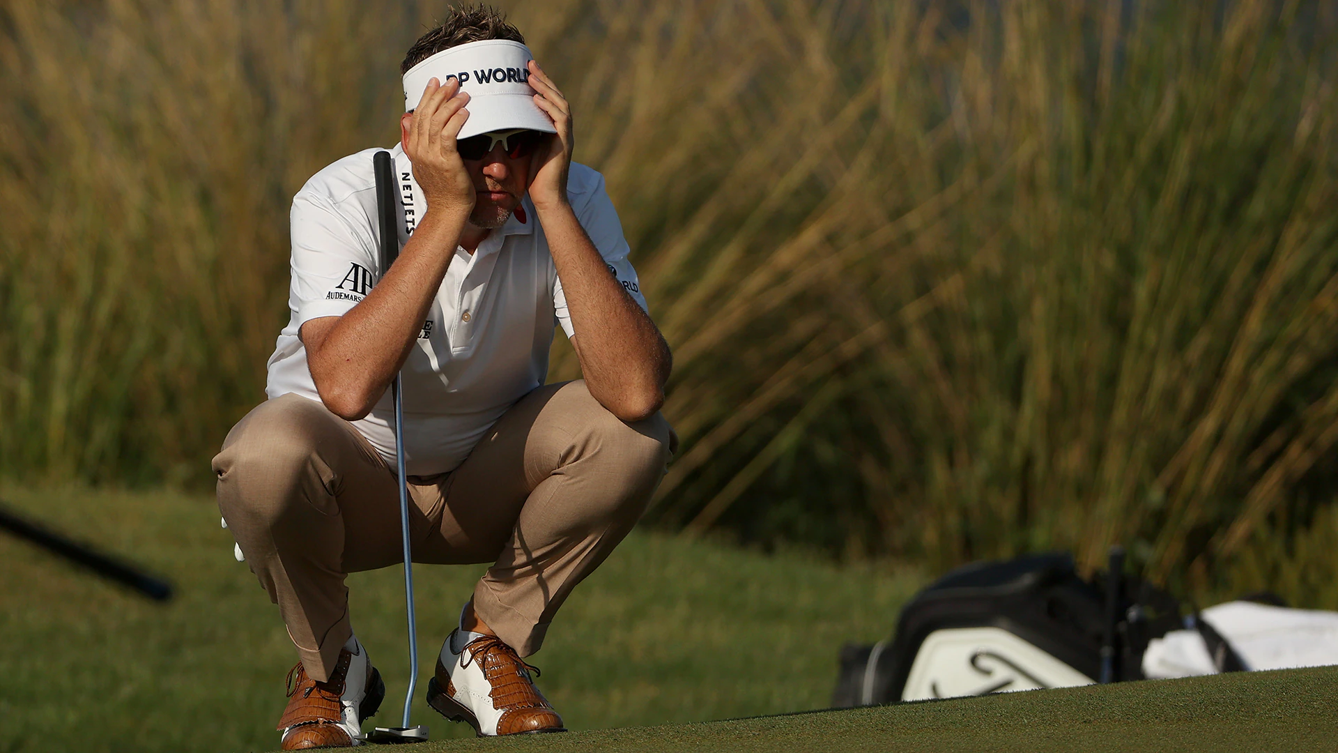 Scoreboard operator jinxes Ian Poulter’s once flawless round at PGA