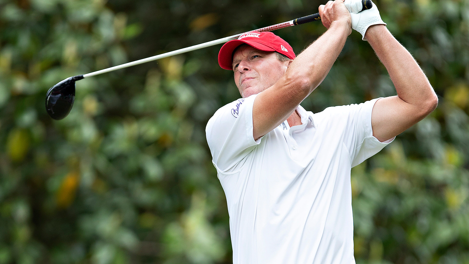 Steve Stricker eagles final hole to grab lead in title defense at Regions Tradition