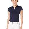 AjezMax Womens Golf Shirts Sleeveless Tee Golf Top Zipper Polos Shirt Pink Medium