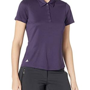 adidas Golf Women’s Performance Primegreen Polo Shirt, Purple, Extra Large