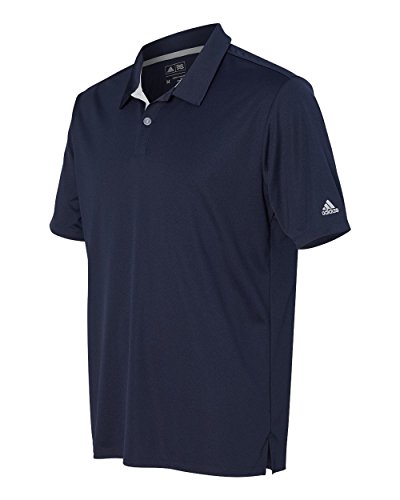adidas Golf Mens Gradient 3-Stripes Polo (A206), Navy, X-Large