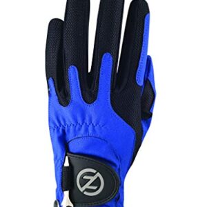 Zero Friction Men’s Golf Glove, Left Hand, One Size, Blue