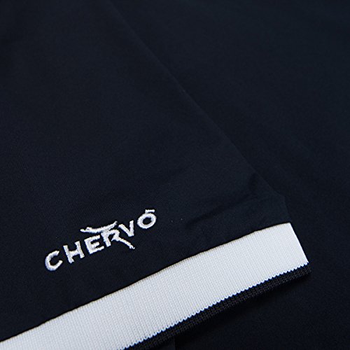Chervo Men’s Aella Golf Shirts, Trieste Navy, Small