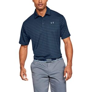 Under Armour Men’s Playoff 2.0 Golf Polo , Academy Blue (409)/Pitch Gray , Large