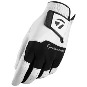 TaylorMade 2018 Men’s Stratus All Leather Golf Glove, Cadet Medium/Large