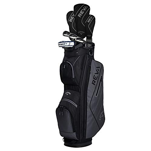 Callaway Golf 2021 REVA Complete Golf Set (8 Piece) Right-Handed, Regular, Black