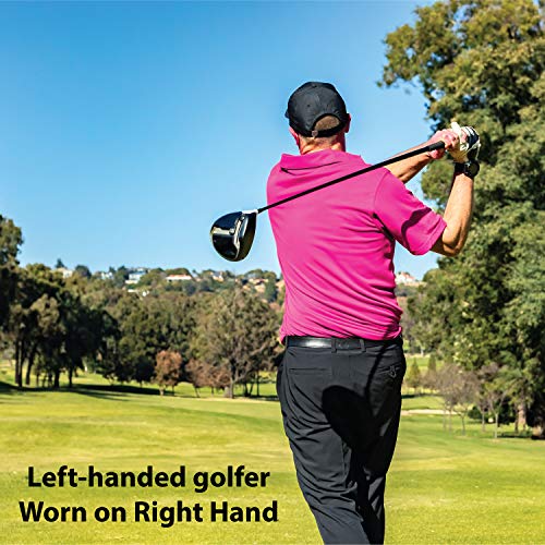 XEIRPRO Premium CABRETTA Leather Men’s Golf Gloves Worn ON Right Hand for Left Handed Golfer 4 Pack(Medium/Large)