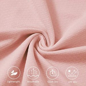 BALEAF Women’s Sleeveless Golf Tennis Shirts Lightweight Quick Dry UPF 40+ V-Neck Tank Tops Polo Pink M