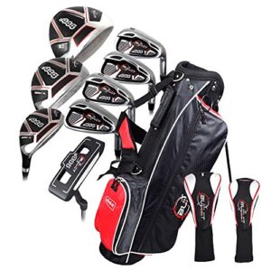 Bullet Golf- .444 Complete Set with Bag Black/Red Uniflex