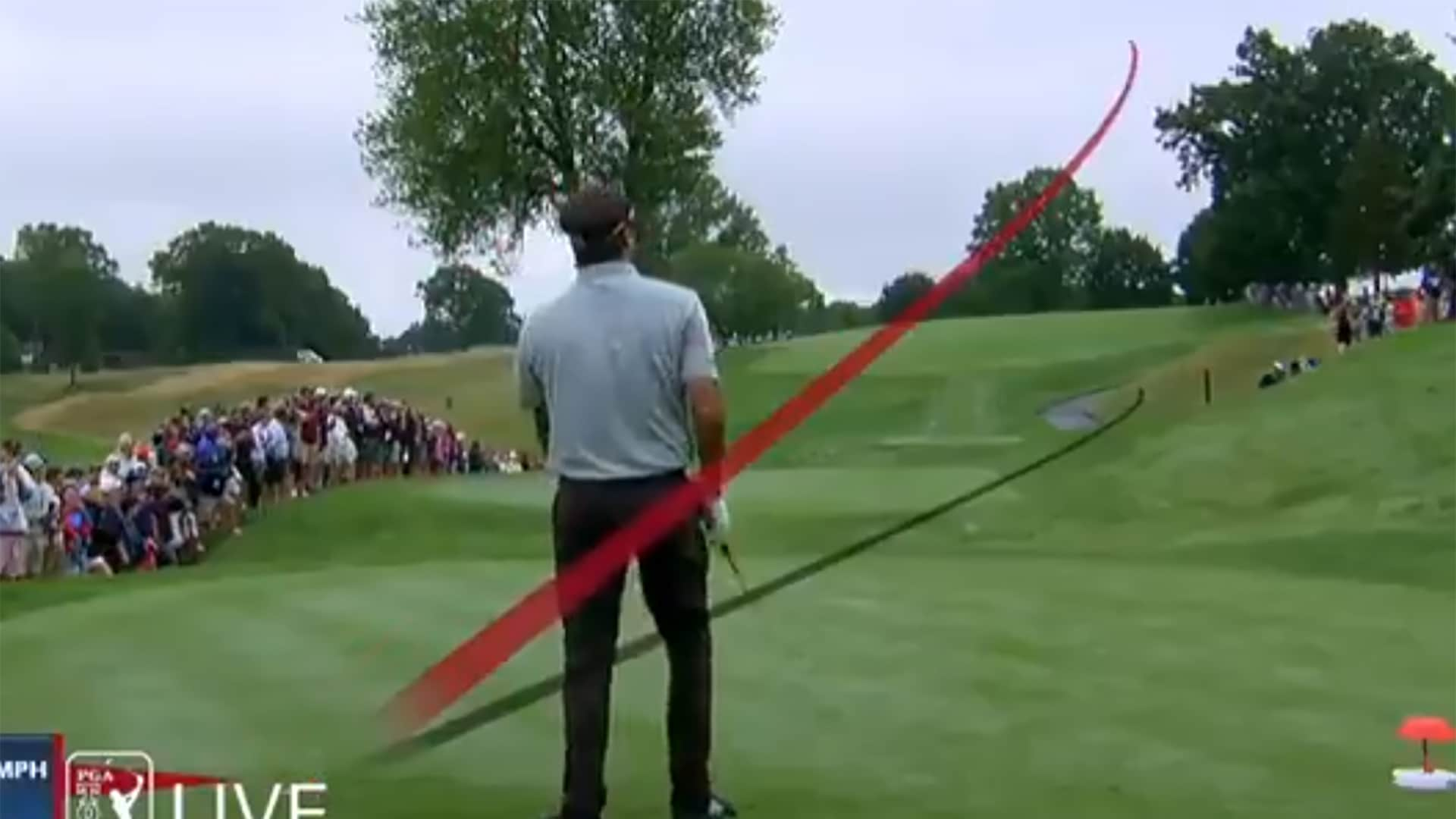 Watch: Bubba Watson’s driver head comes flying off during tee shot