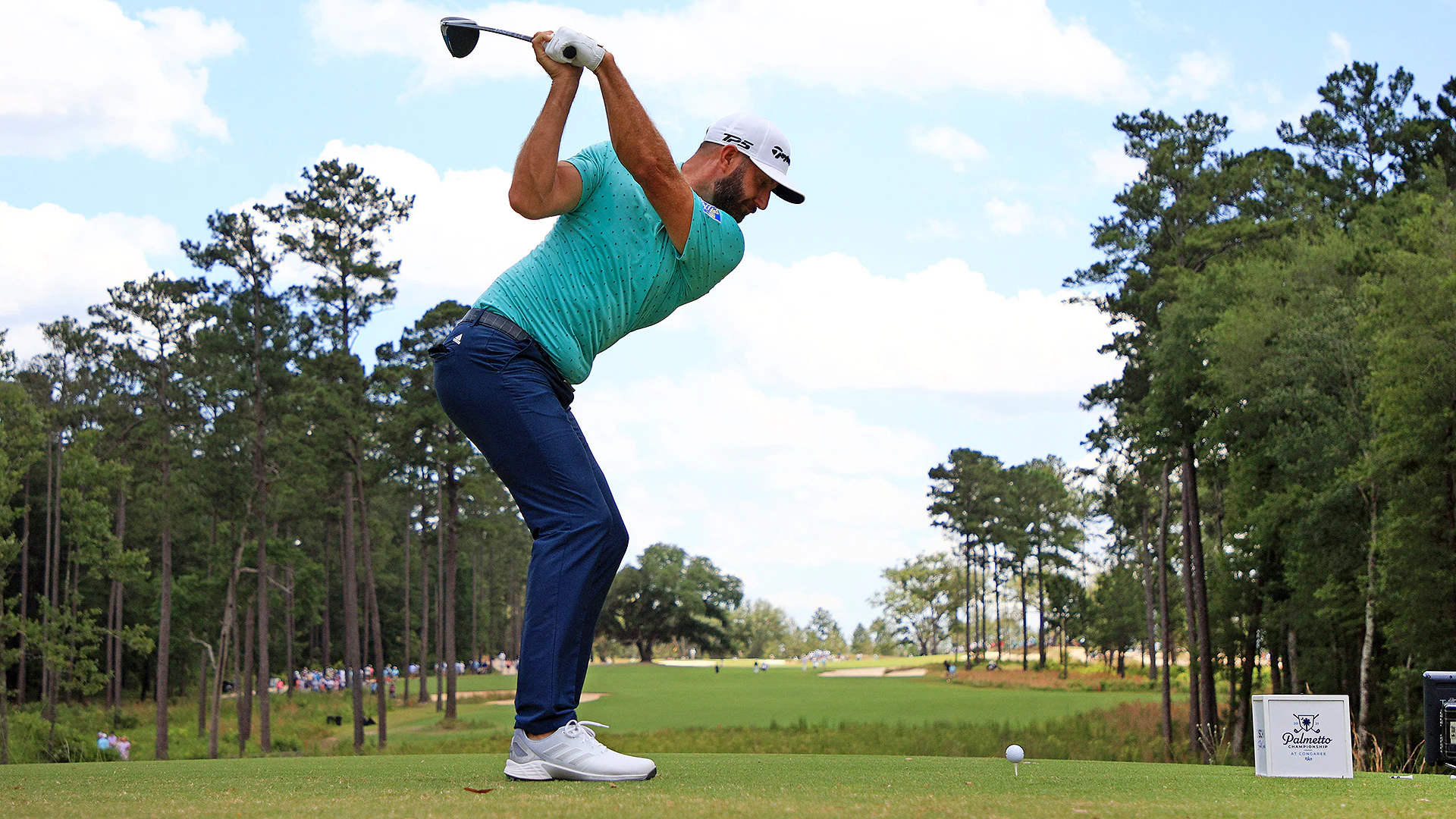 Dustin Johnson doubles final hole Friday; two back of leader Chesson Hadley at Congaree