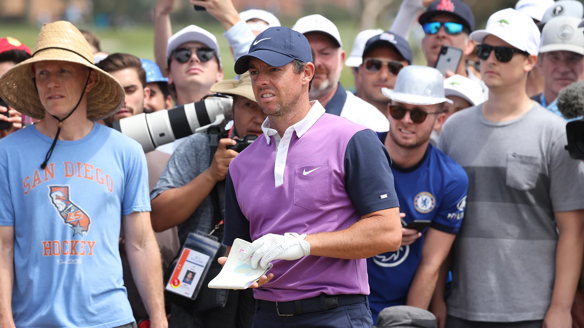 Sight for sore eyes: Rory McIlroy with a chance entering Sunday of a major