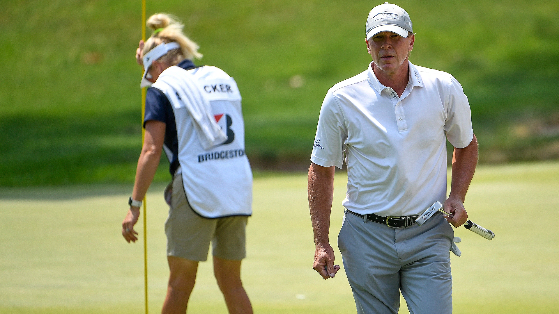 Up eight at one point, Steve Stricker four clear entering final round of Senior Players