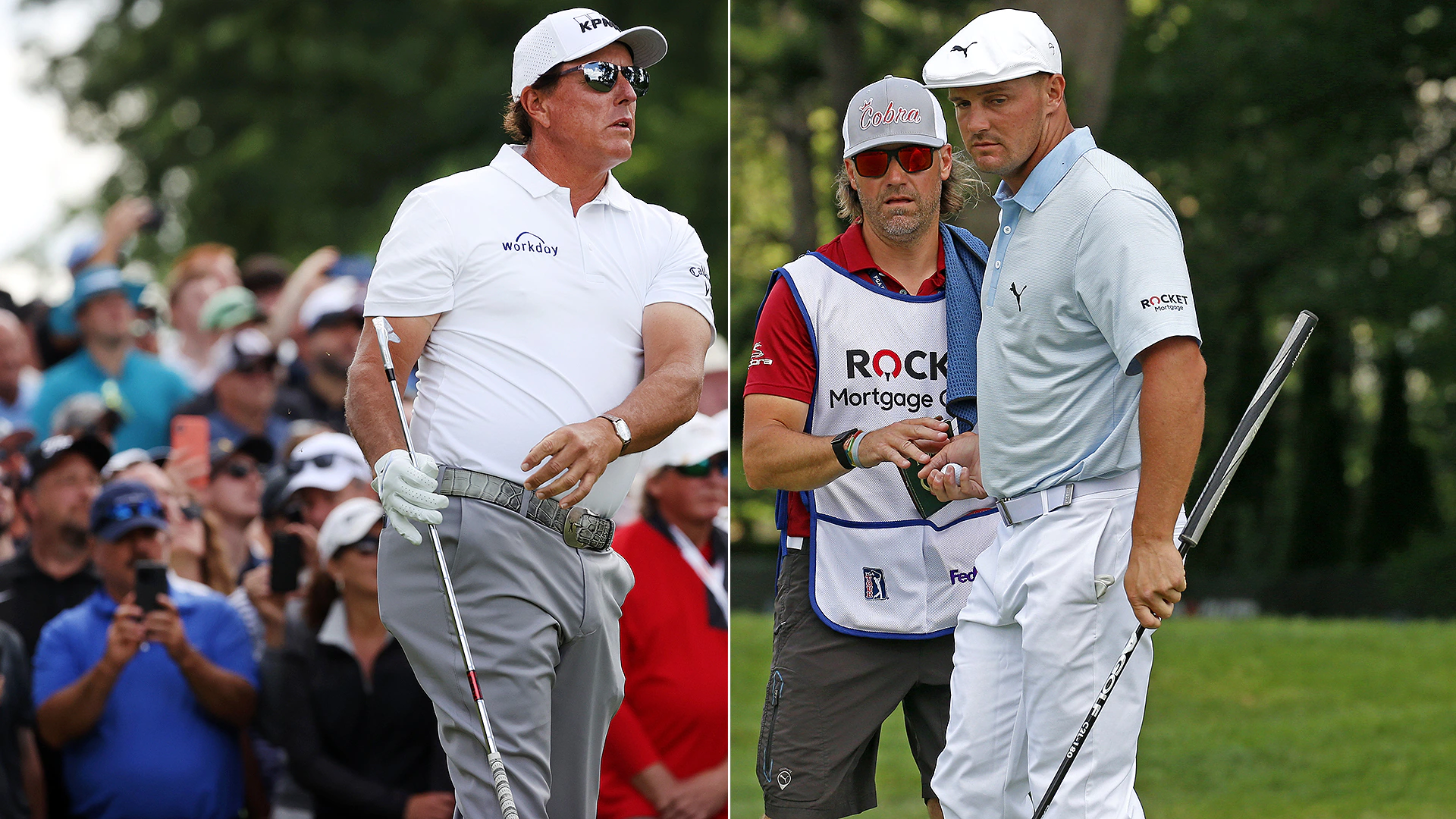 Phil Mickelson survives cut, might return to Detroit; Bryson DeChambeau silent in missed cut