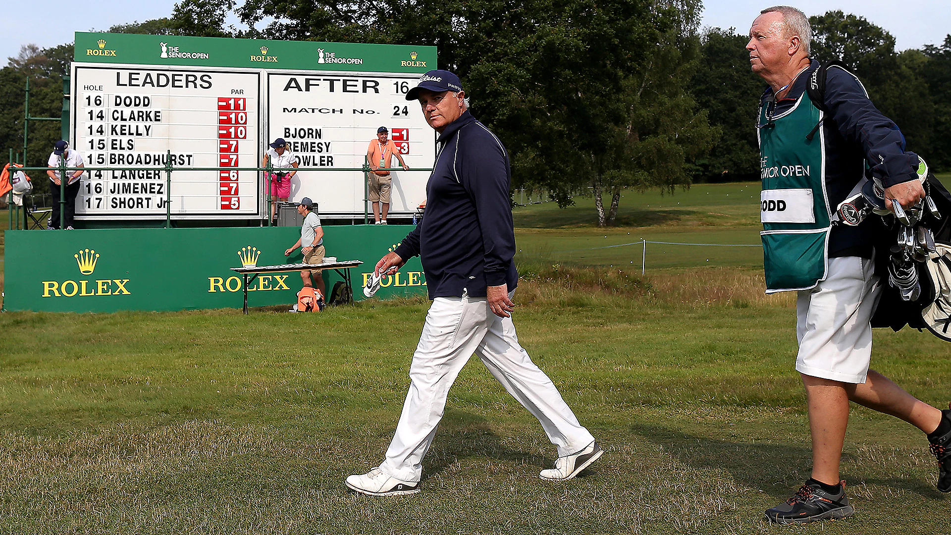 Stephen Dodd surges into Senior Open lead with blistering 62 at Sunningdale