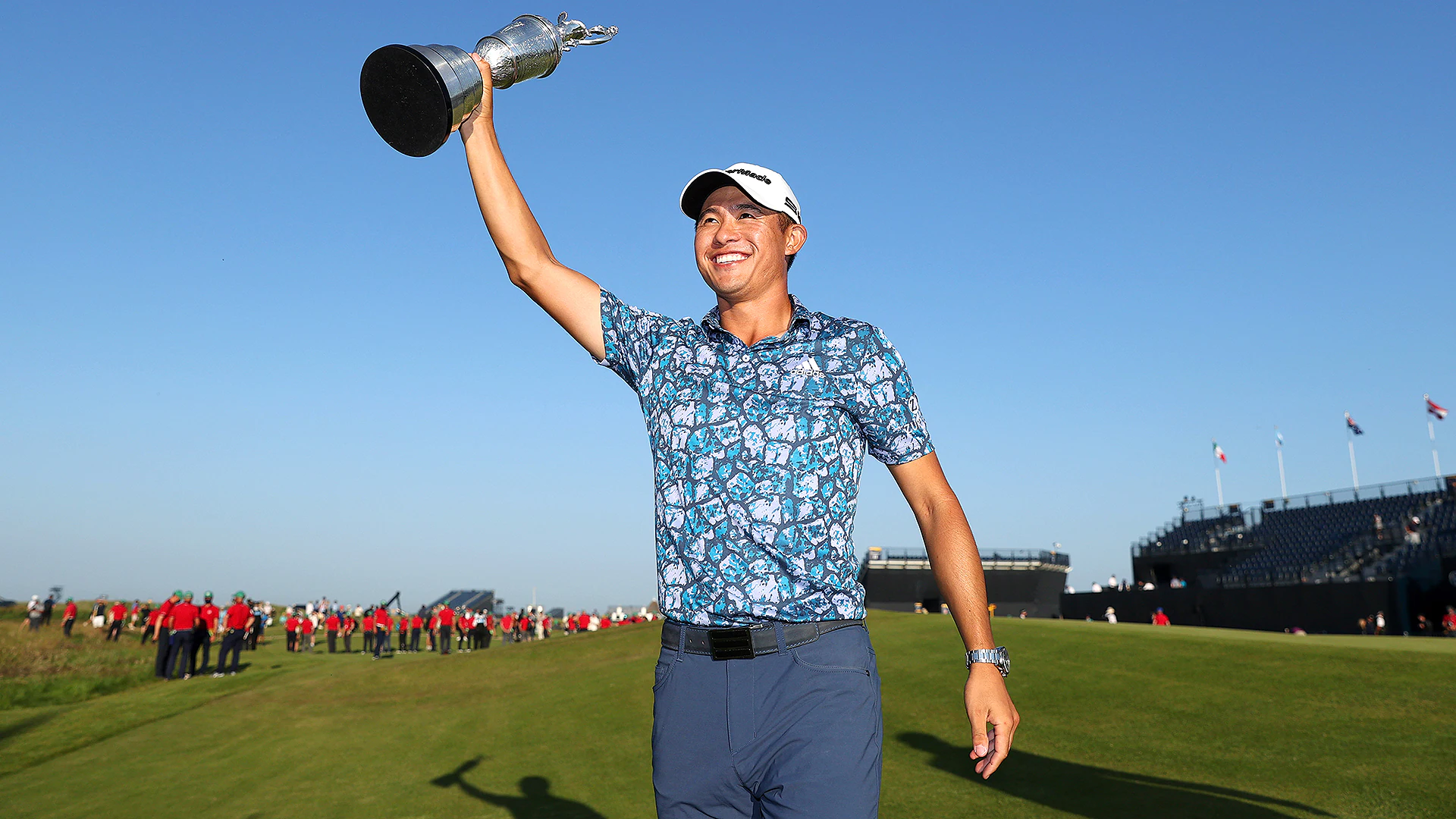 How Open champ Collin Morikawa celebrated with the claret jug, before Olympics