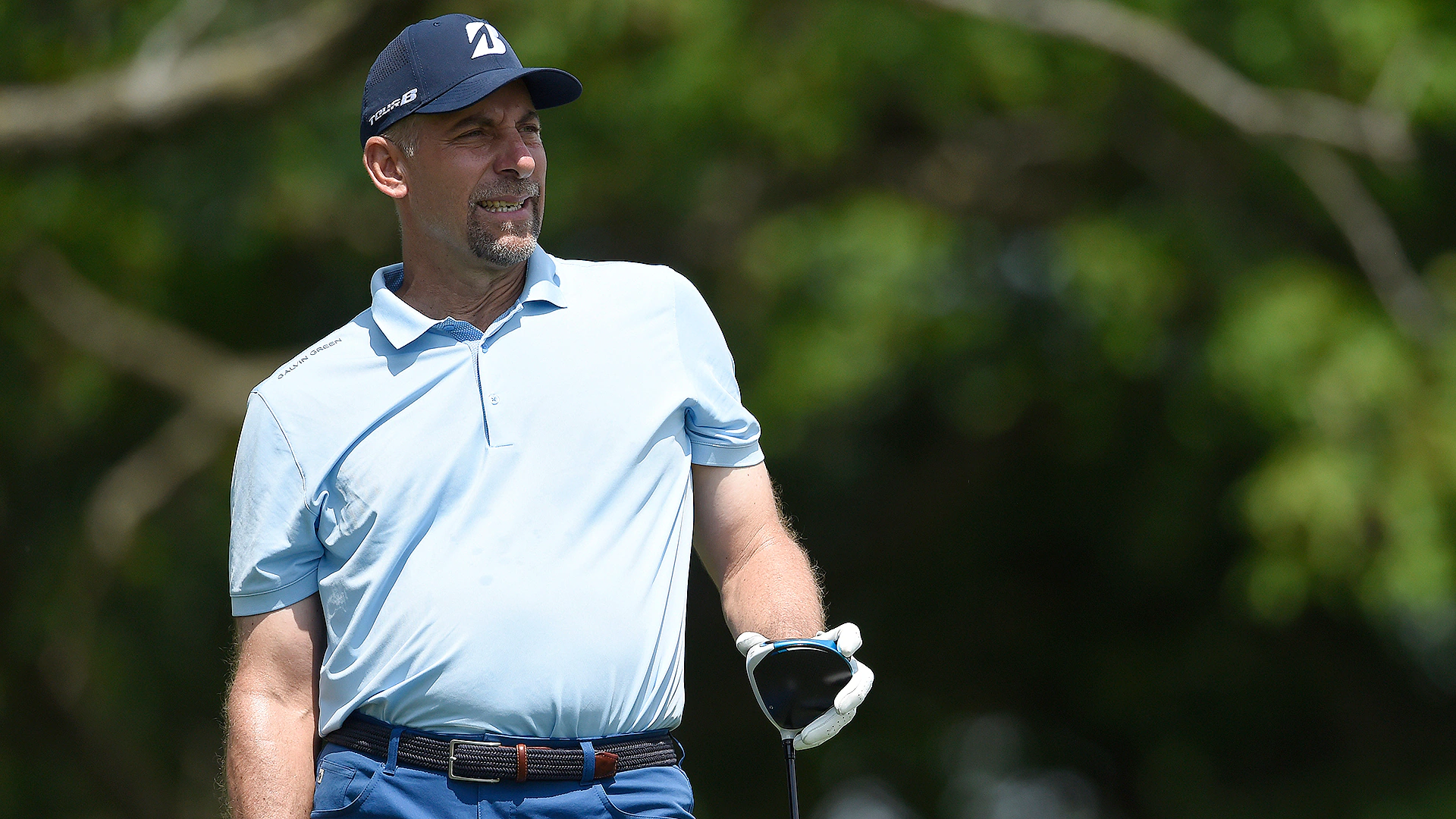 John Smoltz leads American Century Championship; Annika Sorenstam in fourth place