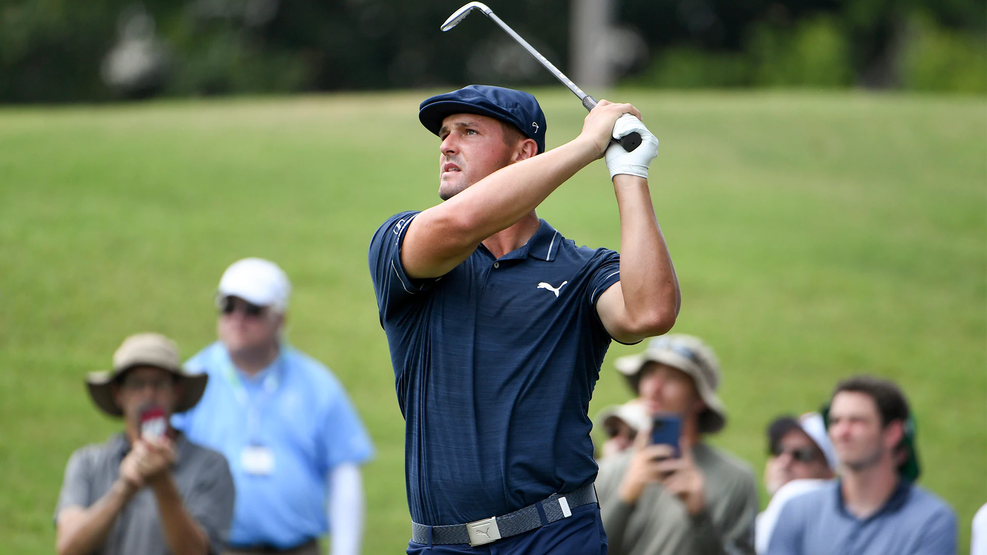 Bryson DeChambeau moves up; Harris English still leads at WCG-FedEx St. Jude Invitational