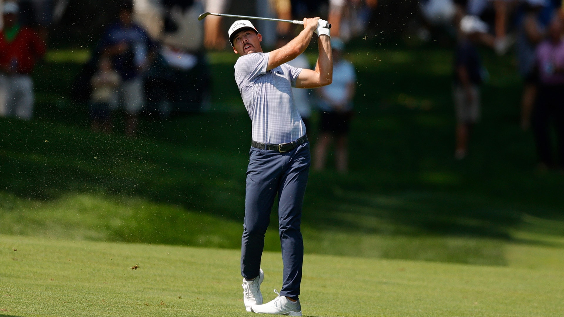 As Ryder Cup looms, Sam Burns shares BMW lead with John Rahm, Rory McIlroy