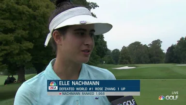 Elle Nachmann knocks off Rose Zhang at U.S. Women’s Amateur