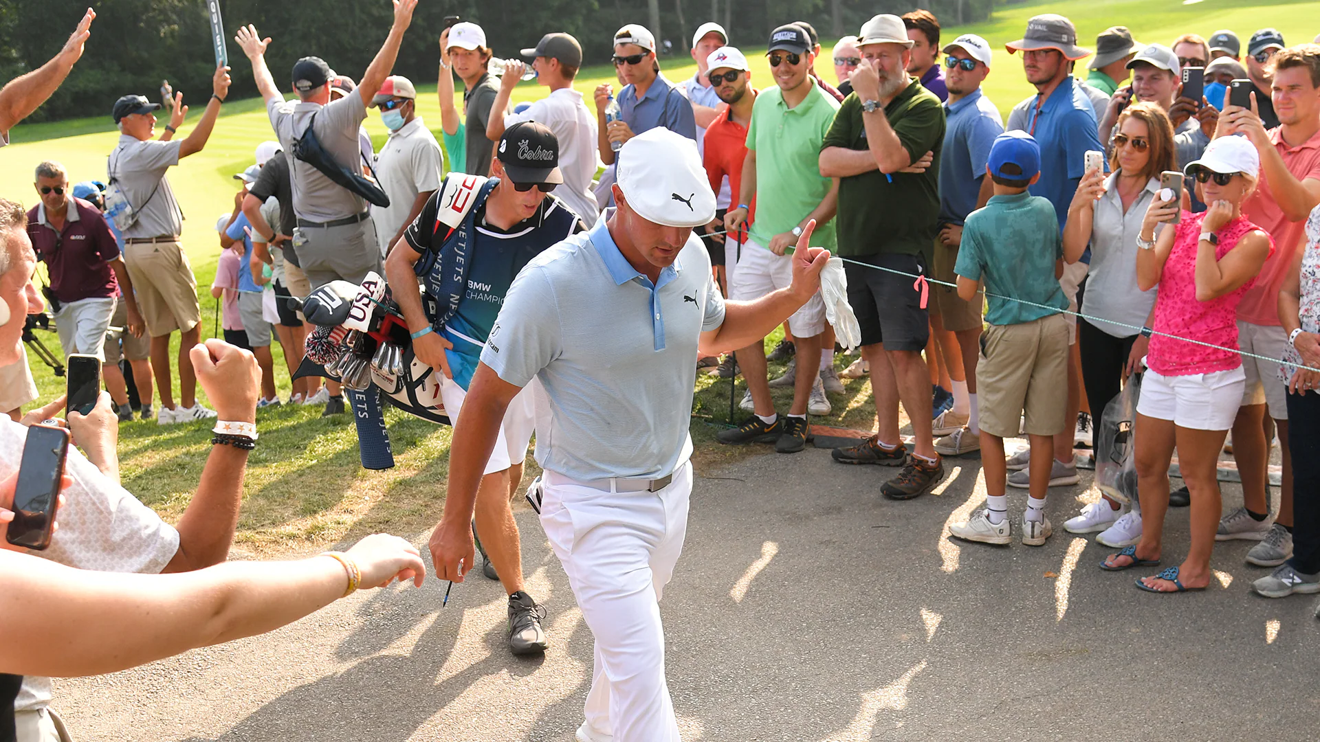 Harry Higgs rooting for Bryson DeChambeau at BMW, calls ongoing heckling ‘wildly inappropriate’