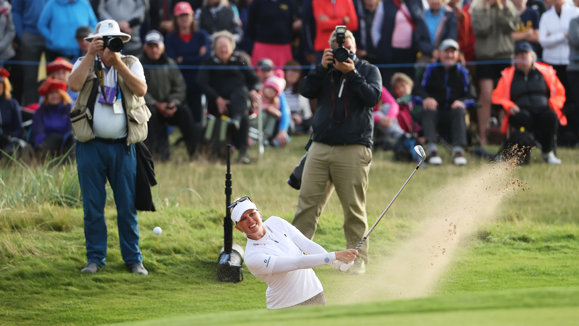 Nanna Madsen’s Women’s Open hopes go off hosel on final hole