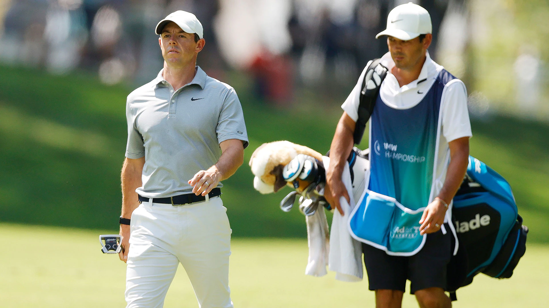 Rory McIlroy fires 64 after digging through garage for 3-wood and putter