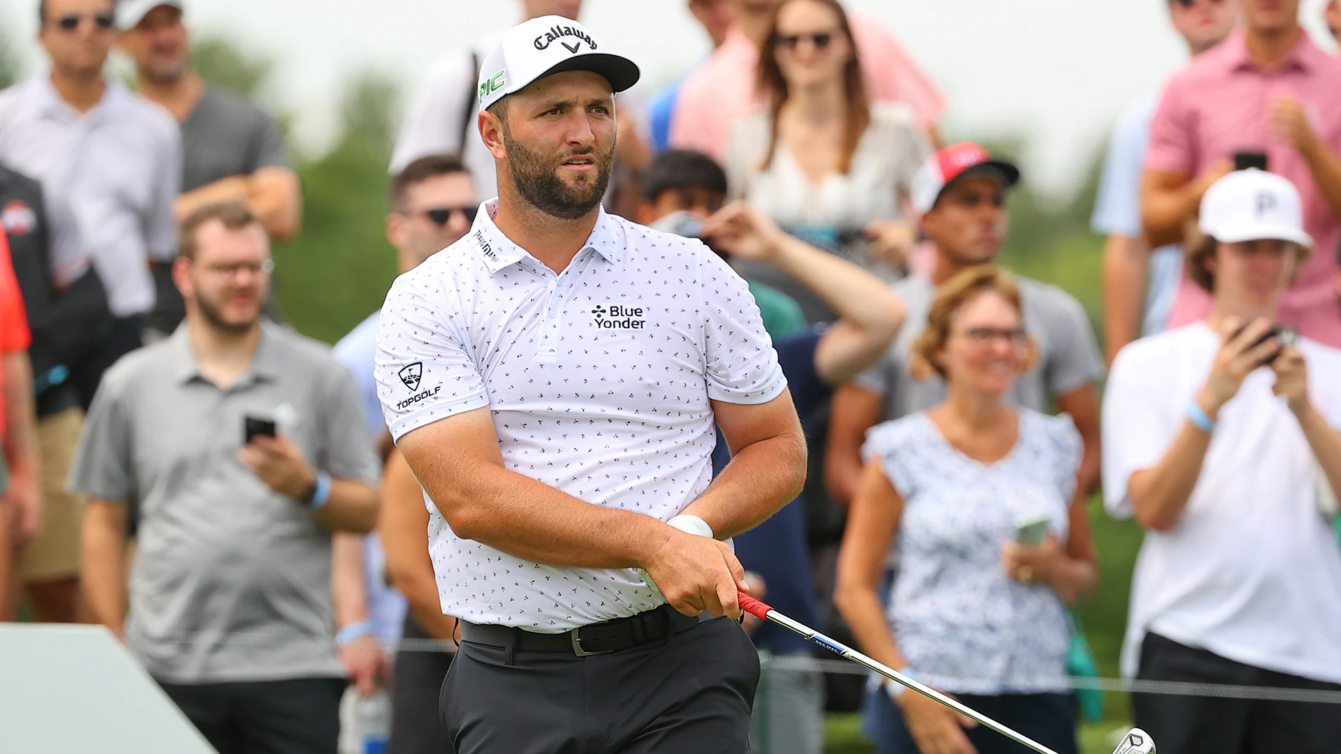 Sputtering Jon Rahm, superb Cameron Smith share lead at Northern Trust