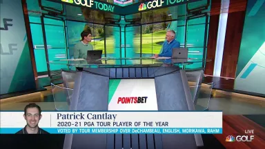 Patrick Cantlay named 2020-21 PGA Tour Player of the Year