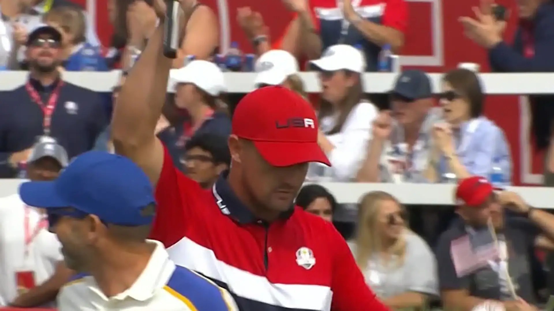 2020 Ryder Cup: Watch: Bryson DeChambeau drives first green, eagles to begin singles