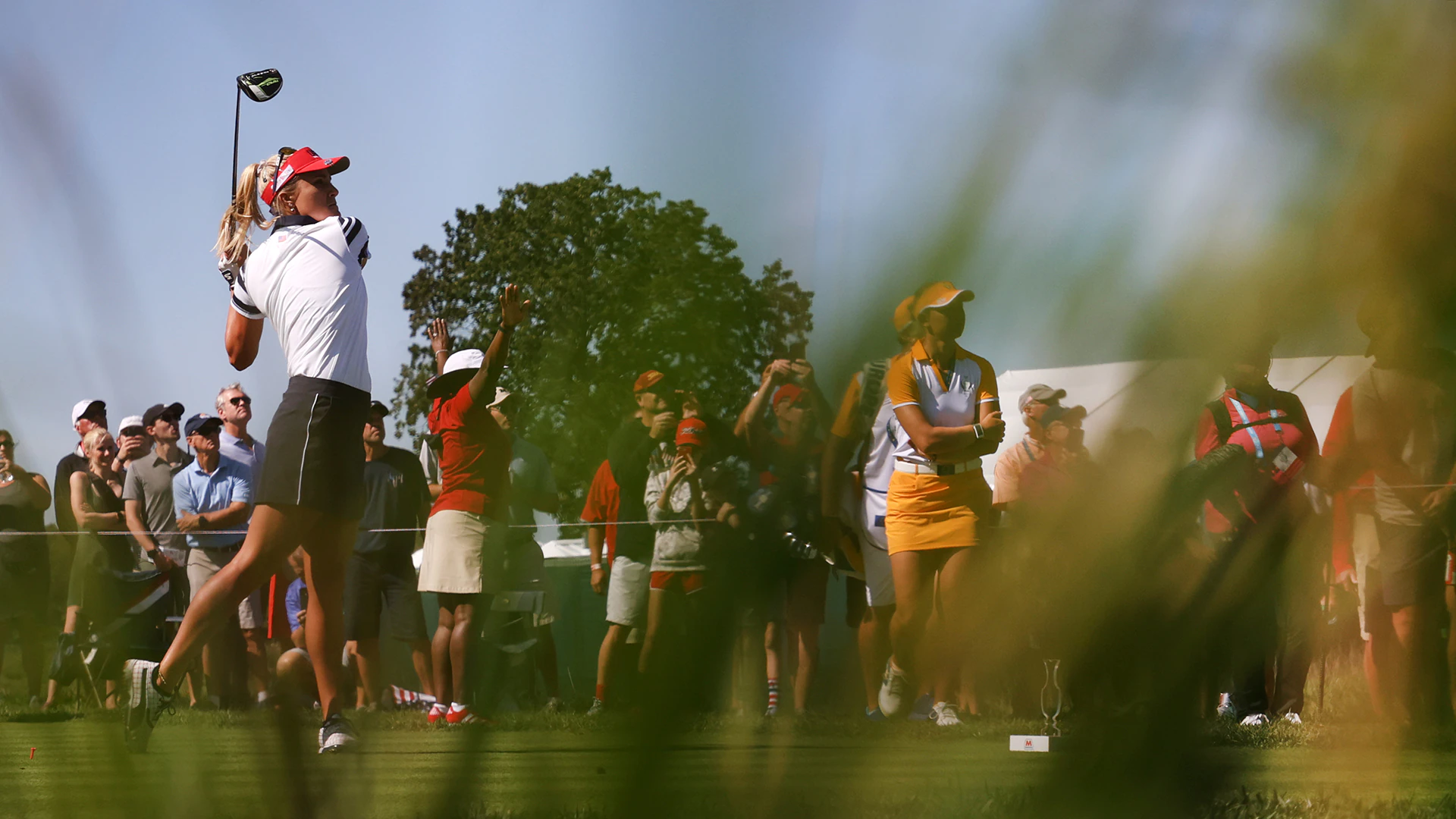 Summer of alternate driving lines continues at Solheim Cup