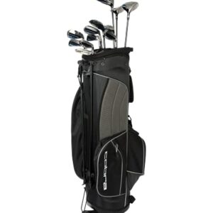 Cobra Golf 2021 Fly XL Complete Set Stand Bag Black-Blue (Men’s Right Hand, Graphite Woods-Graphite Irons, Reg Flex, DR-10.5, 3W-14.5, 5W-18.5, 4H-20.5, 5H-23.6, 7-PW, SW, Putter, Stand Bag)