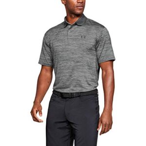 Under Armour Mens Performance 2.0 Golf Polo , Steel (035)/Black , Large