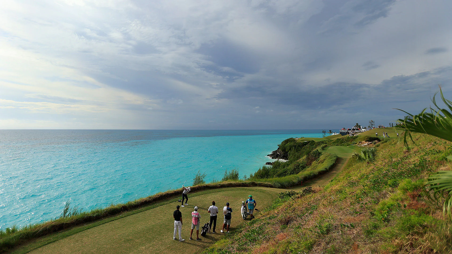 Bermuda Championship tee times moved up as big storm looms on Sunday