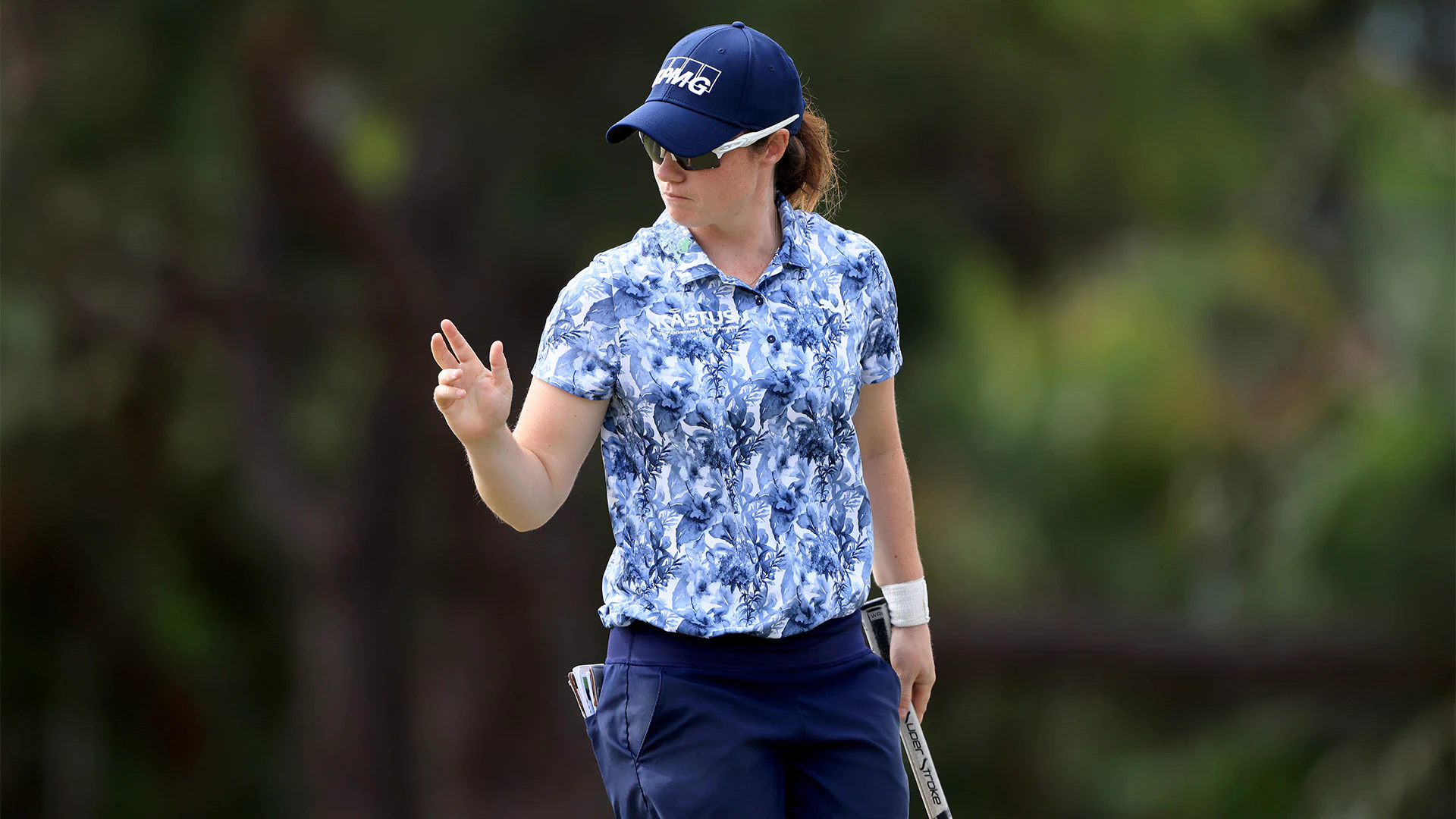 Leona Maguire thrives among star group, fires 62 to lead Pelican Women’s