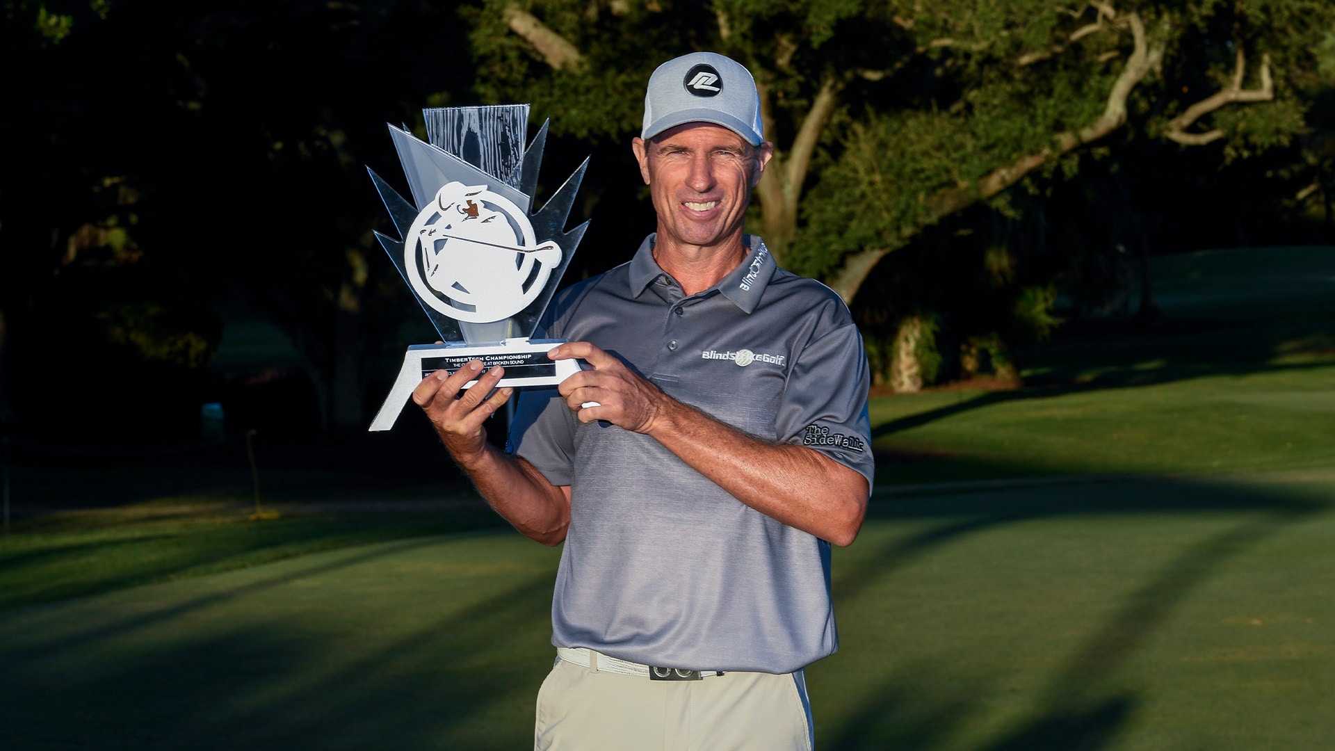 Steven Alker, who turned 50 in July, gets first Champions tour win at TimberTech Champ.