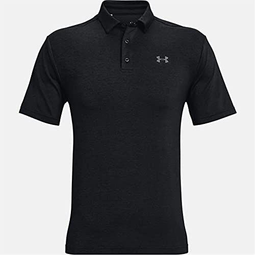 Under Armour Men’s Playoff 2.0 Golf Polo , Black (001)/Pitch Gray , Large