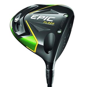 Callaway Golf 2019 Epic Flash Driver, Right Hand, Project X Even Flow Green, 50G, Stiff Flex, 9.0 Degrees , Black
