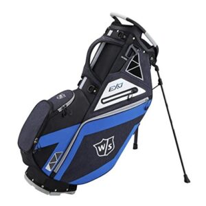 Wilson Staff Carry Golf Bag, Black/Royal/White, OSFA