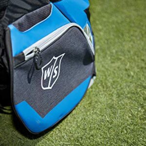 Wilson Staff Carry Golf Bag, Black/Royal/White, OSFA