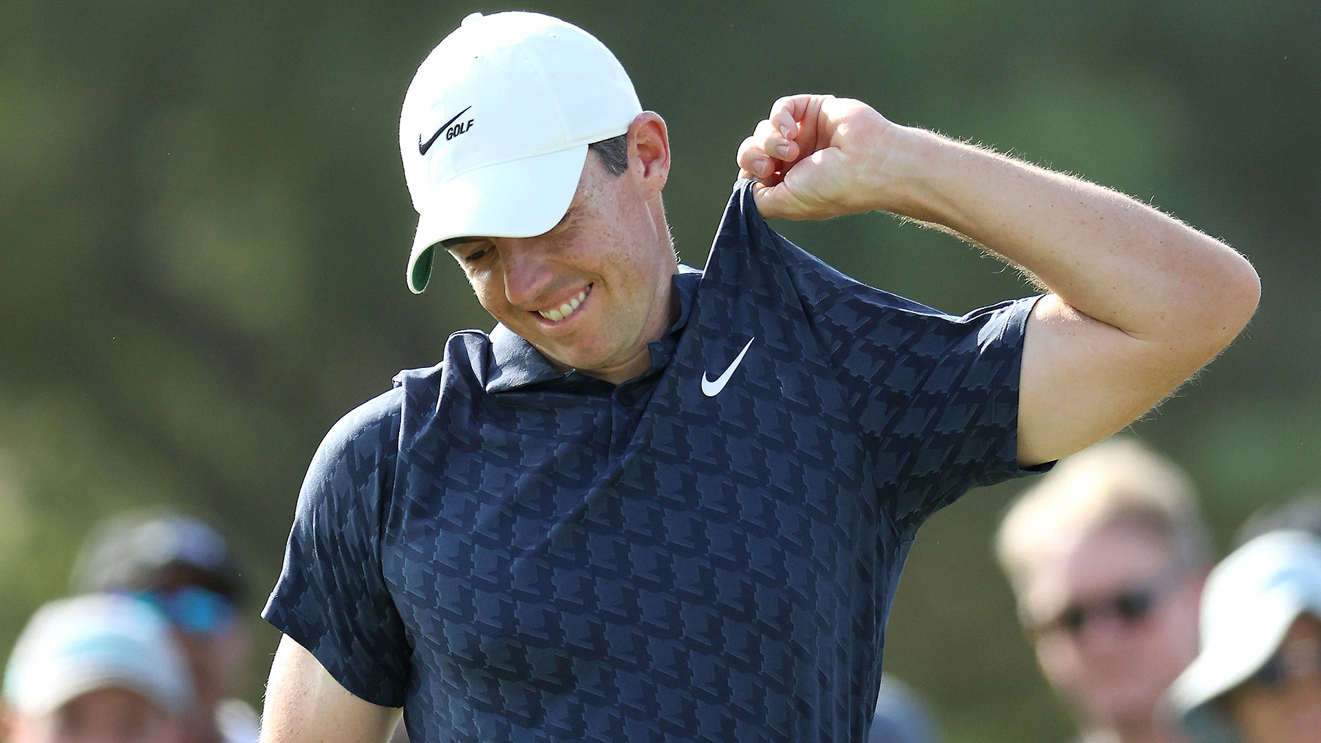 Rory McIlroy has to answer one too many questions about that ‘f****** ripped shirt’