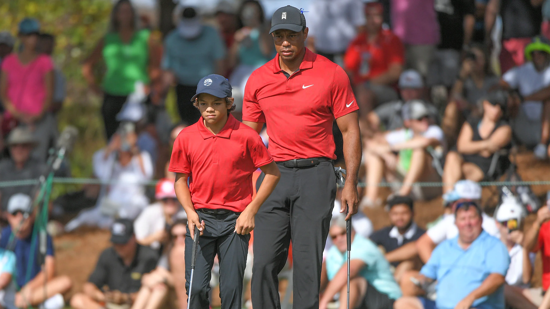 Tiger Woods, son Charlie go on ‘nice heater,’ fall just short in special week at PNC