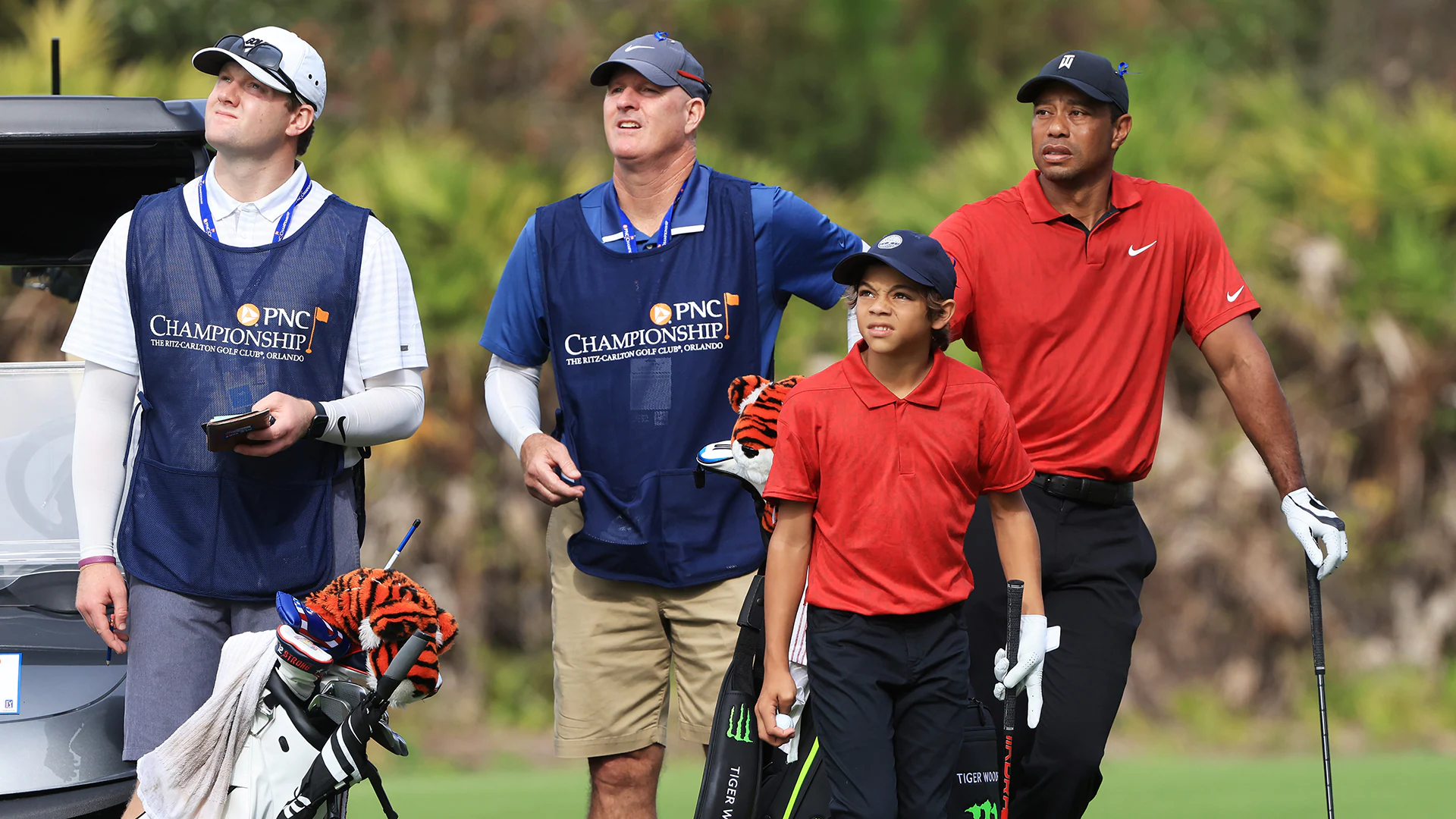 Highlights: Tiger, Charlie Woods best shots Sunday at PNC Championship