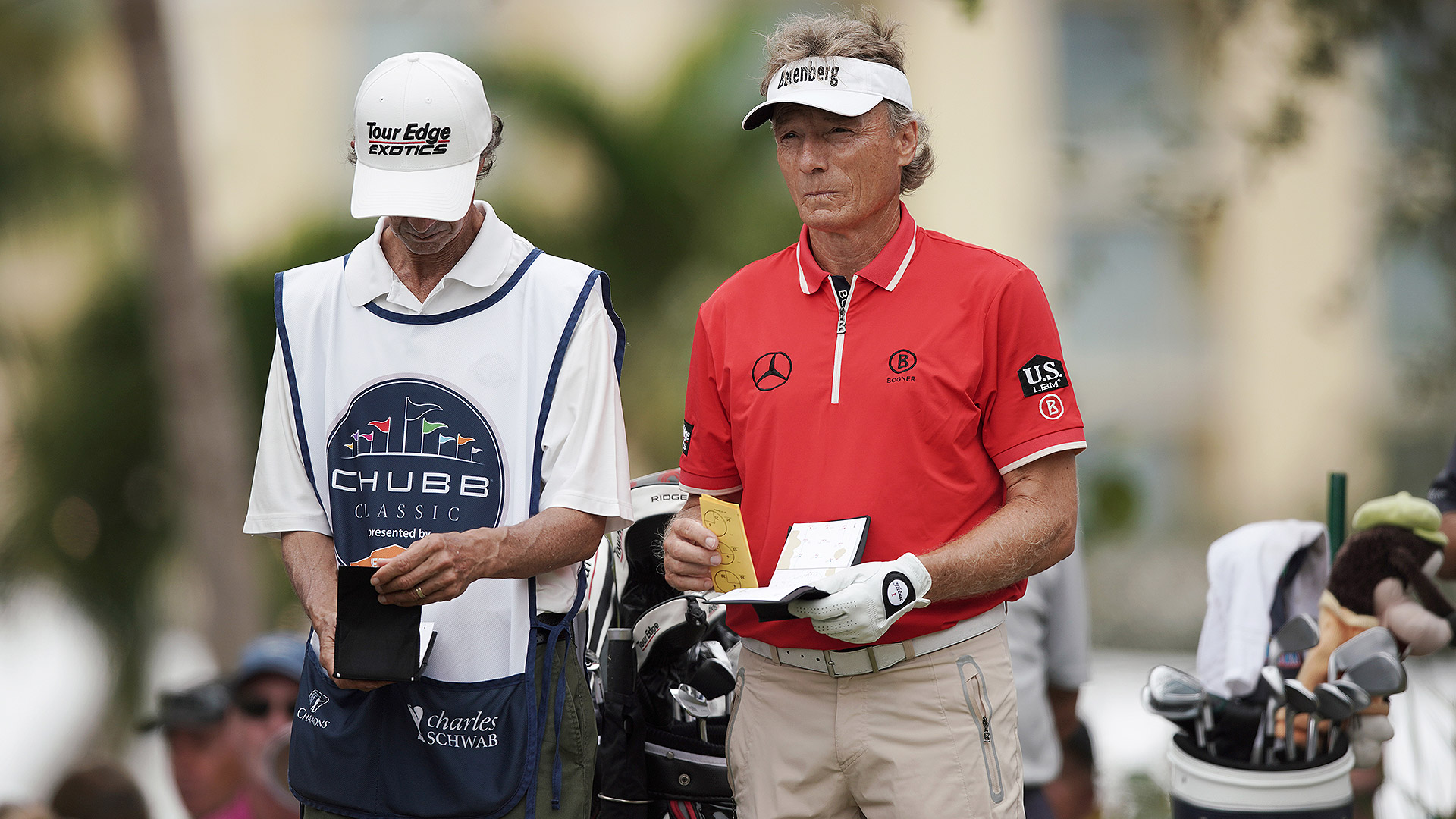Bernhard Langer follows 64 with 68 to lead by two in bid for fourth Chubb title