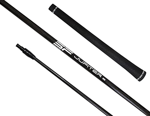 Steadfast Carbon Fiber Driver Shaft – Carbon Fiber Golf Shaft with Standard 45.5″ Play Length – 4 Flex Choices – Tour 360 Grip – Adapter Included – Installed Professional Club Fitting Team