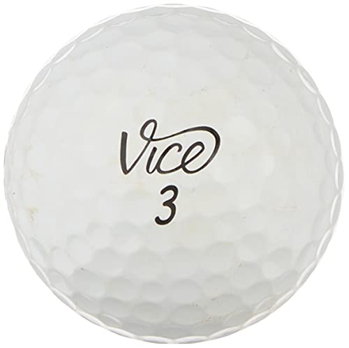 Vice Golf Ball Mix – 100 Near Mint Quality Used Golf Balls (AAA Pro Pro Soft Tour Drive GolfBalls), White (100PK-Vice-3)